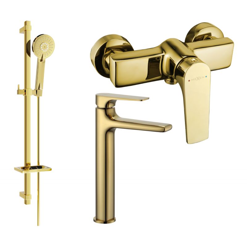 Zestaw prysznicowy Mexen Lynx złoty 745914DQ40-50 1 szt.