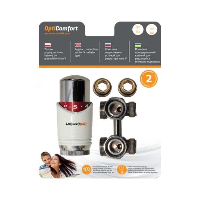 Zestaw przyłączeniowy Idmar kątowy V