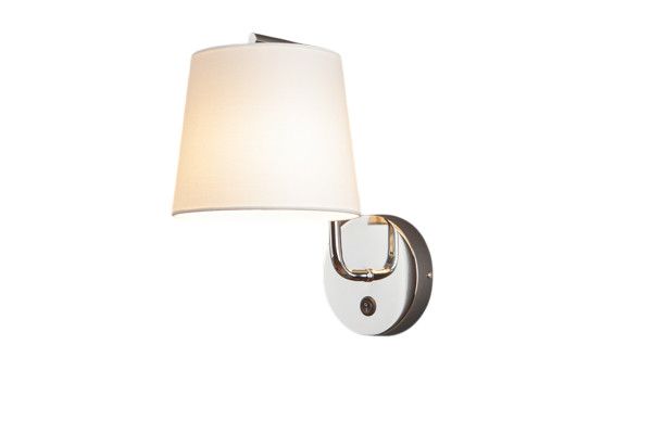 Kinkiet ścienny Maxlight Chicago chromowany biały 1 x E27 x IP20 wym: 32 x 20 x 30 cm - 1 szt.