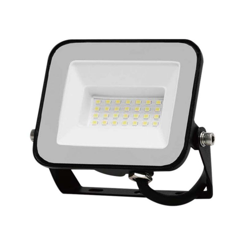 Naświetlacz LED V-TAC czarny LED 30W 6500K 2505lm IP65 wym: 13,9 x 16,4 x 2,9 cm aluminium - 1 szt.