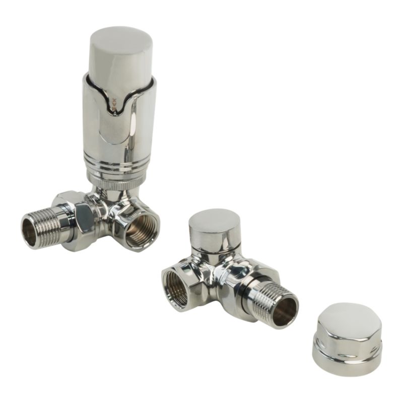 Zestaw termostatyczny GoodHome osiowy chrom