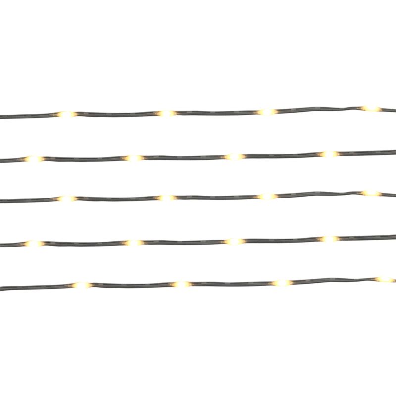 Lampki mikro 100 led ciepłe białe