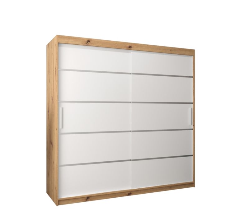 Szafa przesuwna Garderoba Abiks Verona 1 200 artisan + biały 1 szt.