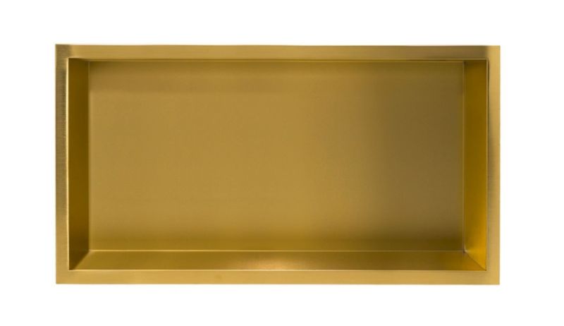 Półka wnękowa Balneo Wall-Box One Gold 60x30x10 cm złoty, stal nierdzewna, 1 szt.