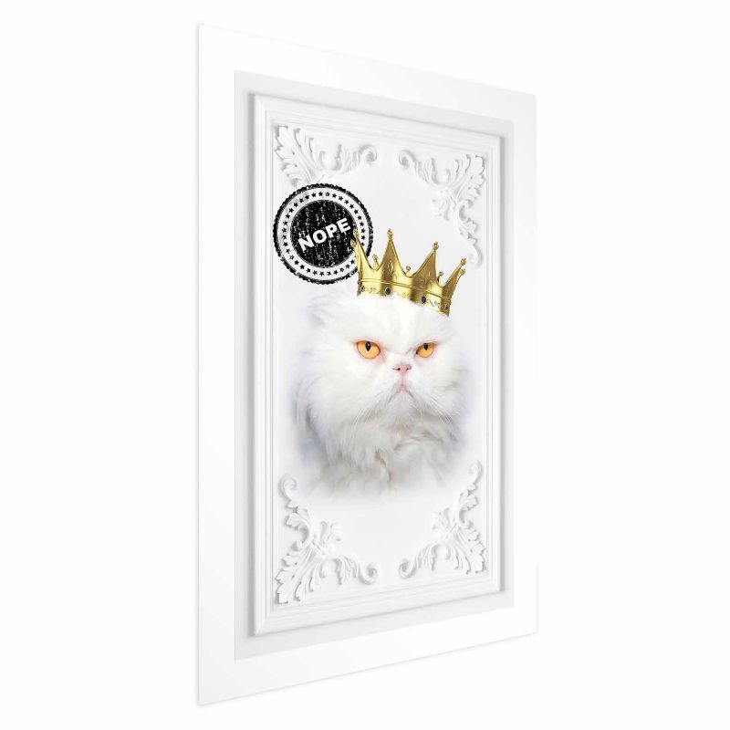 Plakat Artgeist Król kot 21x30 cm bez ramy 1 szt