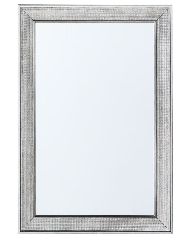 Lustro ścienne Bubry 61 cm 91 cm Srebrny 1 szt.