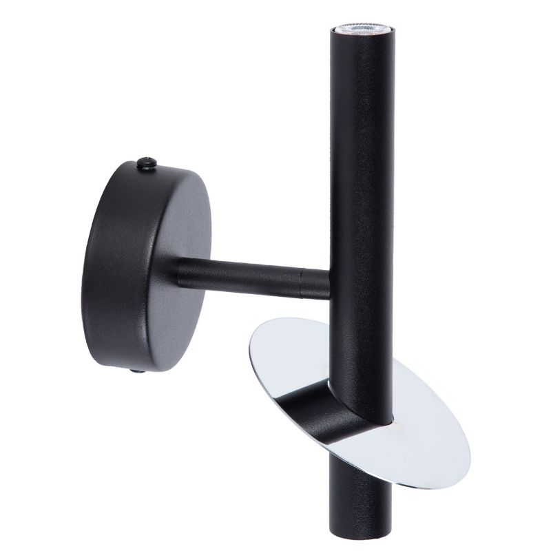 Kinkiet ścienny Sigma Lighting Sopel Ring czarno-srebrny góra-dół 2 x G9 x IP20 wym: 20 x 10 x 14 cm - 1 szt.