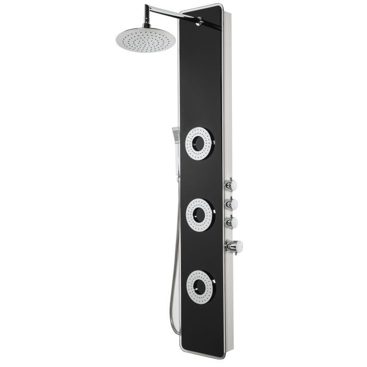 Panel natryskowy Kerra TORE czarny 1 szt