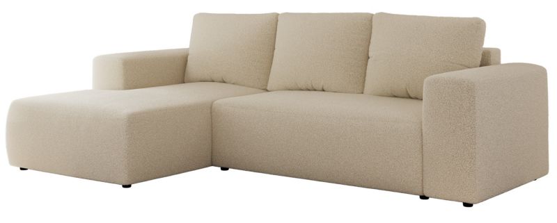 Narożnik MKS Meble TRENTINO L strona lewa Kremowy boucle 1szt.