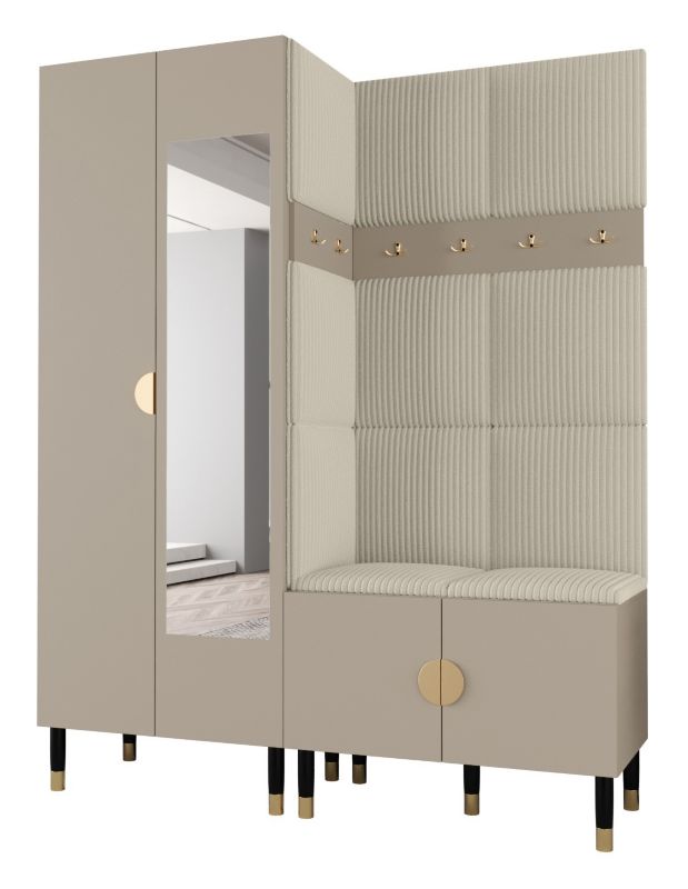 Garderoba do przedpokoju Abiks PALERMO 14 kaszmir+poso100 1szt.