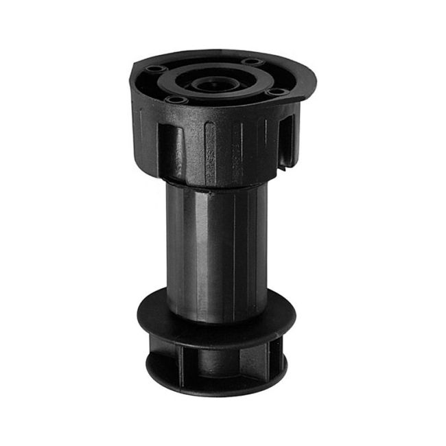 Stopka regulowana 3-elementowa czarna