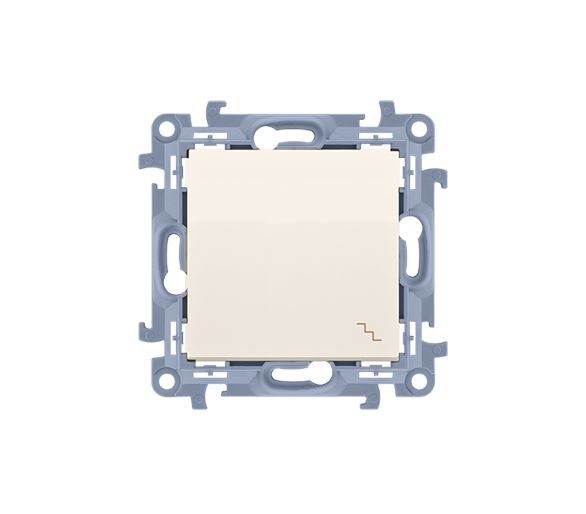 Łącznik podwójny Kontakt Simon S10 biały