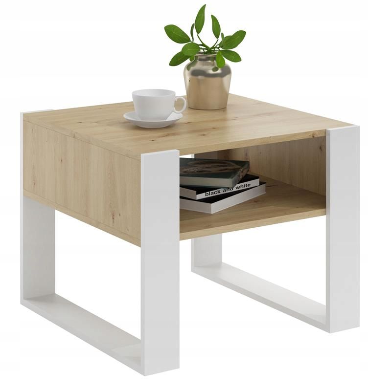 Ława Matkam stolika KAJA Kwadrat 60 cm Per artisan-biały 1 szt.