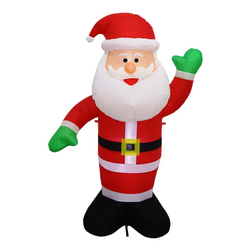 Ozdoba Święty Mikołaj dmuchany 126 cm
