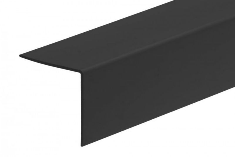 Kątownik Cezar 50x50x1,1mm 2,75m PVC Czarny RAL9005 1 szt.