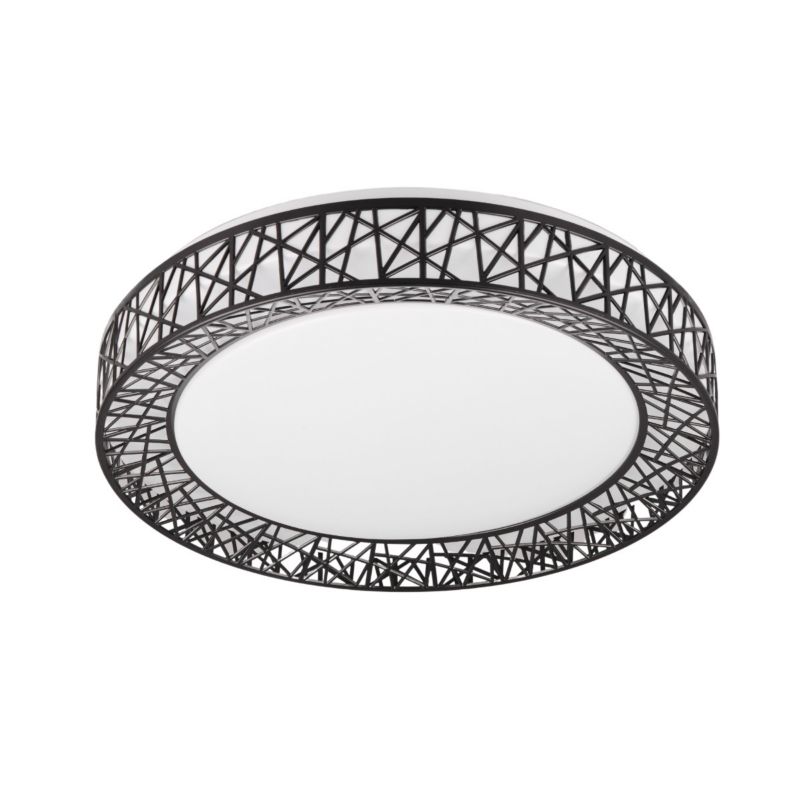 Plafon RL Cluster czarno-biały LED 40W 2700K-6500K 4300lm IP20 wym: 9 x 48 x 48 cm tworzywo sztuczne - 1 szt.