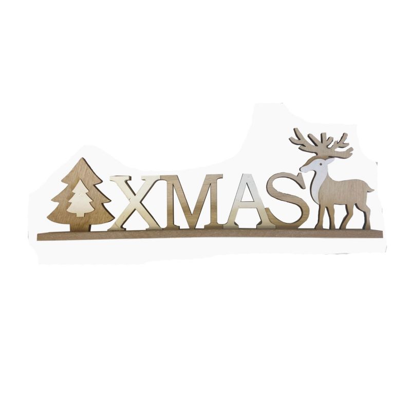 Dekoracja napis XMAS 30 cm