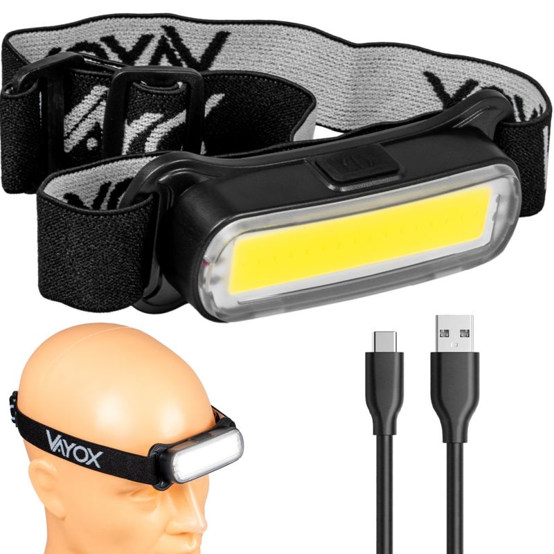 Latarka czołowa Vayox VA0177 akumulatorowa 300lm 1 szt.