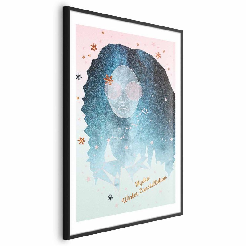 Plakat Artgeist Winter Constellation 21x30 cm z ramą czarną 1 szt