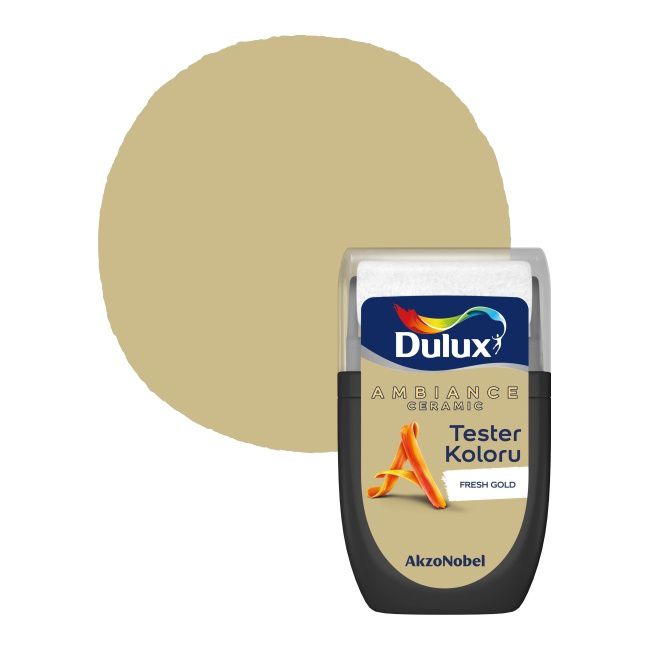 Tester farby Dulux Ambiance Ceramic fresh gold 0,03 l