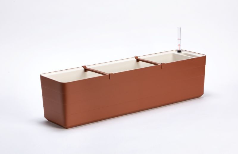 Skrzynka Rim Kowalczyk balkonowa BERBERIS 80 cm terakota z uchwytami 1 kpl