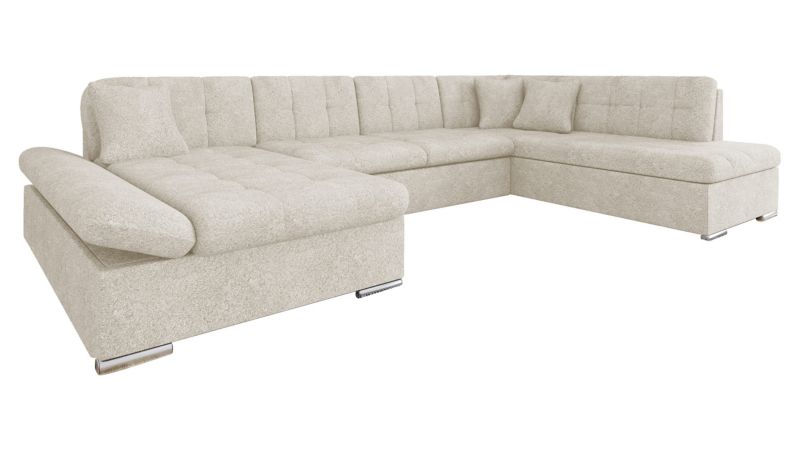 Narożnik MIRJAN 24 duży Bergen lewy szarobeżowa bukla 1 szt.