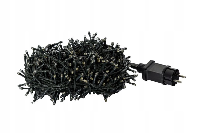 Lampki choinkowe Corciano z dodatkowym gniazdem 200 LED Biały Zimny 1szt.