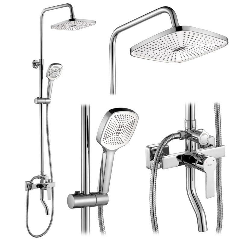 Zestaw Natryskowy Rea Argus Chrom 150X43,5X144Cm 1 Szt