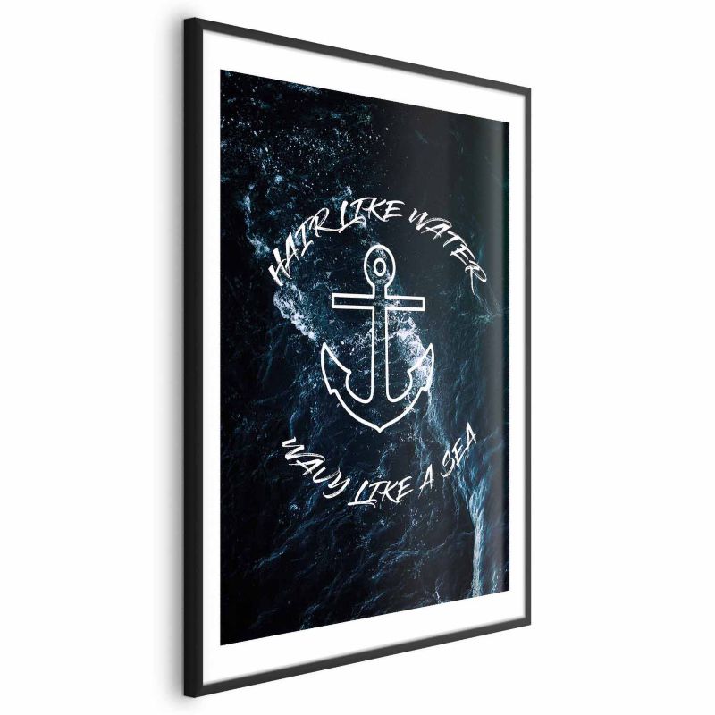 Plakat Artgeist Like Water 40x60 cm z ramą czarną 1 szt