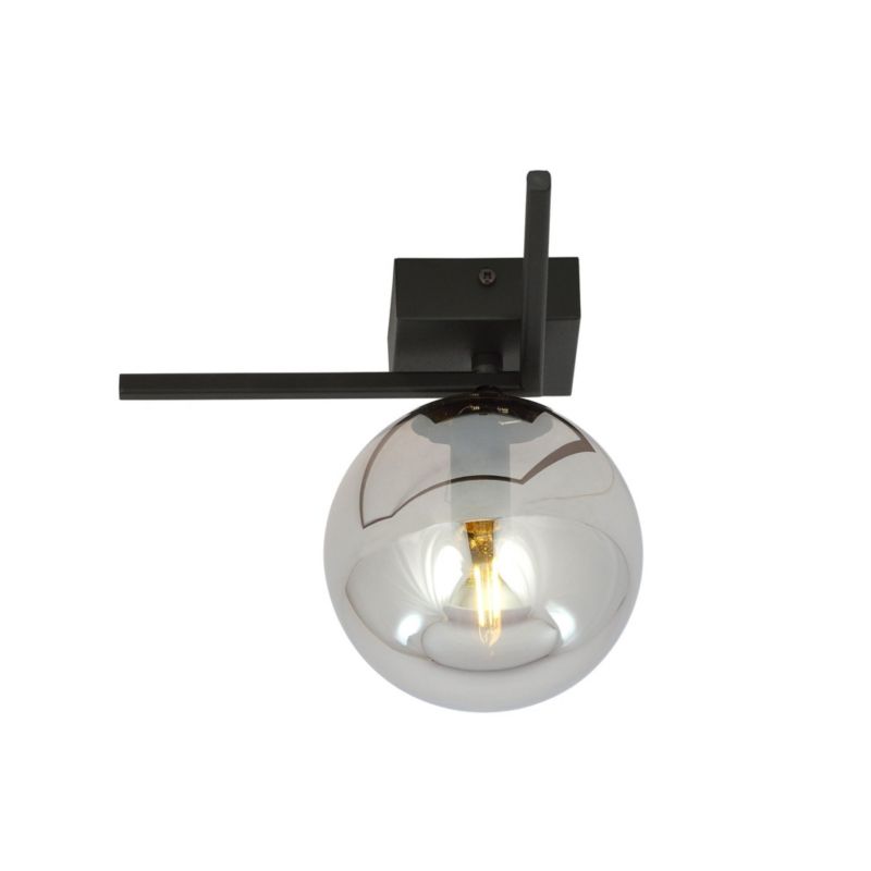 Lampa sufitowa Emibig Imago czarno-grafitowa wym: 21 x 22,5 cm 1xE14 x 10W 1 szt.