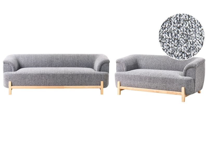 Komplet wypoczynkowy dla 5 osób Alnor Ciemnoszary 1 kpl