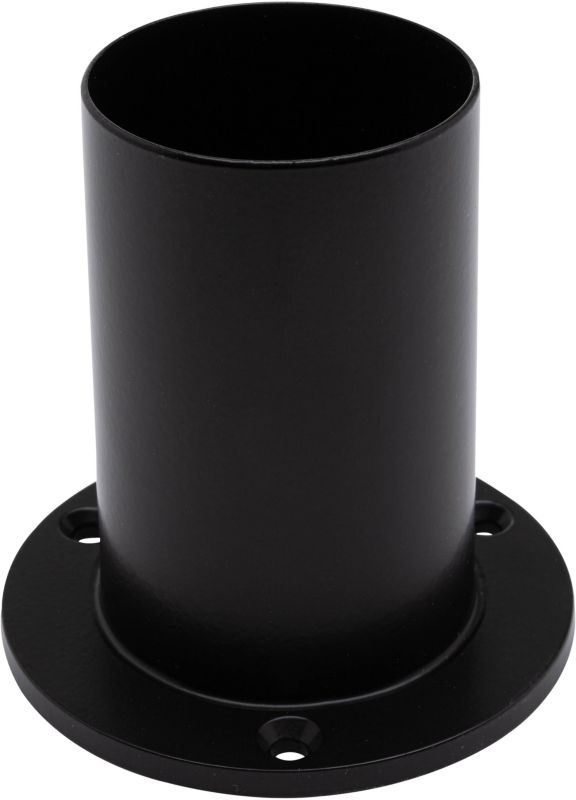 Mocowanie słupka Kornik 50 mm poziome czarne