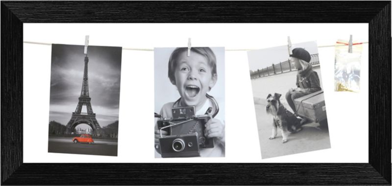 Galeria na zdjęcia 20 x 50 cm sznurkowa czarna