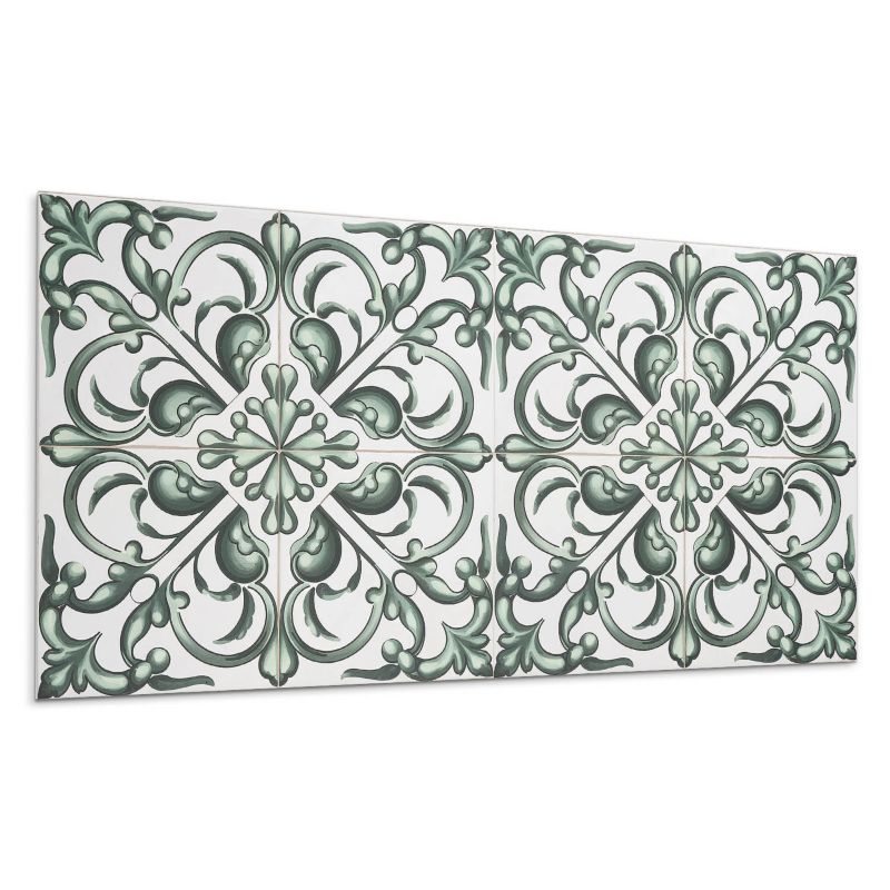 Kafelki samoprzylepne Wallfluent 60x30 cm Symetryczne wzory roślinne w ujęciu 6 szt.