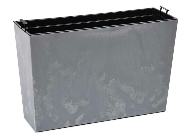 Donica HowHomely Tworzywo Szary Beton 56x19x36 cm 1 szt.