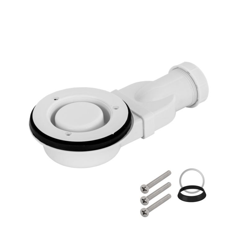 Syfon Poziomy 90mm Brodzikowy Granitan NISKI CZYSZCZONY OD GÓRY ODPŁYW fi 40 mm 1szt.