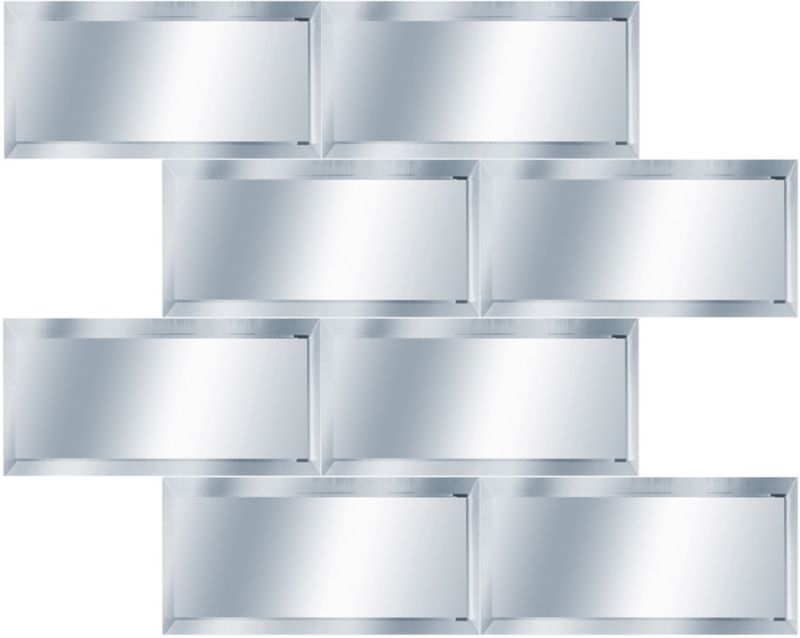 Mozaika Metro 29,8 x 29,8 cm mirror silver