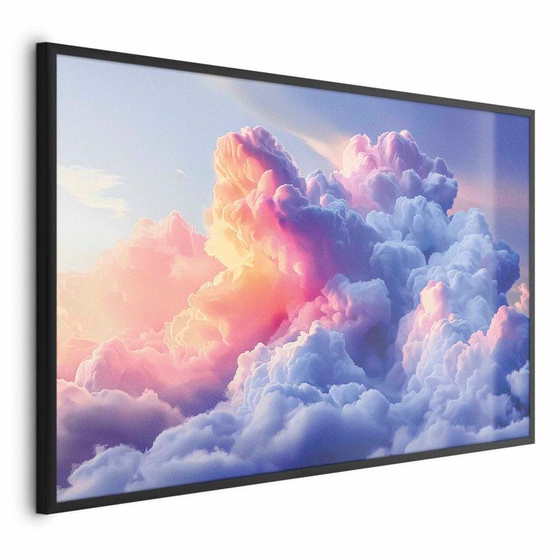 Plakat Artgeist Chmury 42x29,7 cm z ramą czarną 1 szt