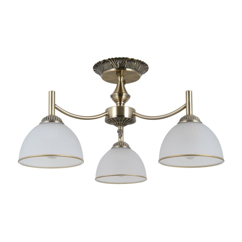 Lampa wisząca Italux Fener 3 x E27 antyczne złoto