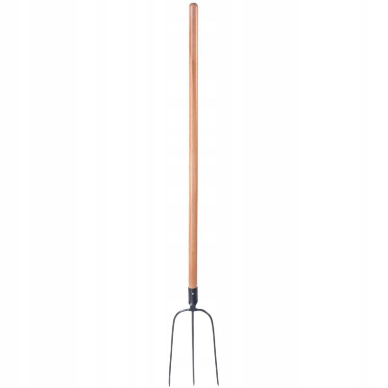 Widły Do Siana KADAX 3 Zębne Gospodarcze Ogrodowe Do Obornika Z Trzonkiem 1szt.