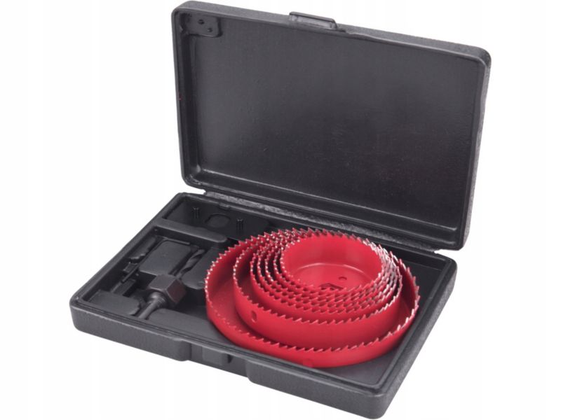 Zestaw otwornic Extol Premium do drewna 7 średnic 64-127 mm 1 szt