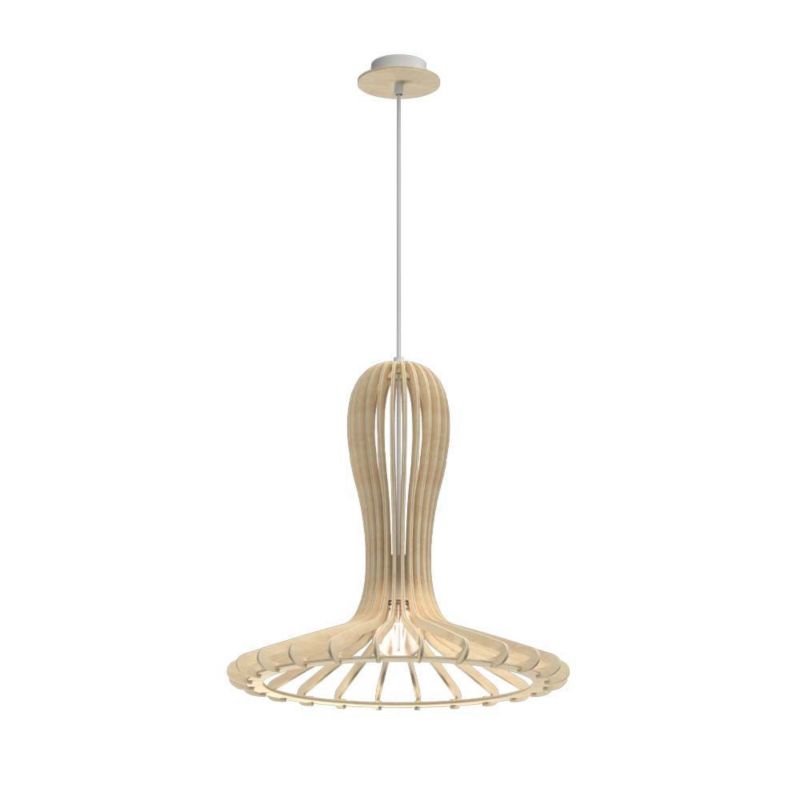Lampa wisząca Amplex Rina 0183 naturalna boho 1xE27 x 20W 1 szt.