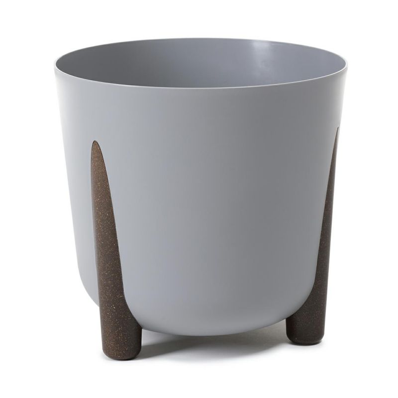 Donica HowHomely Tworzywo ECO Szara 25cm