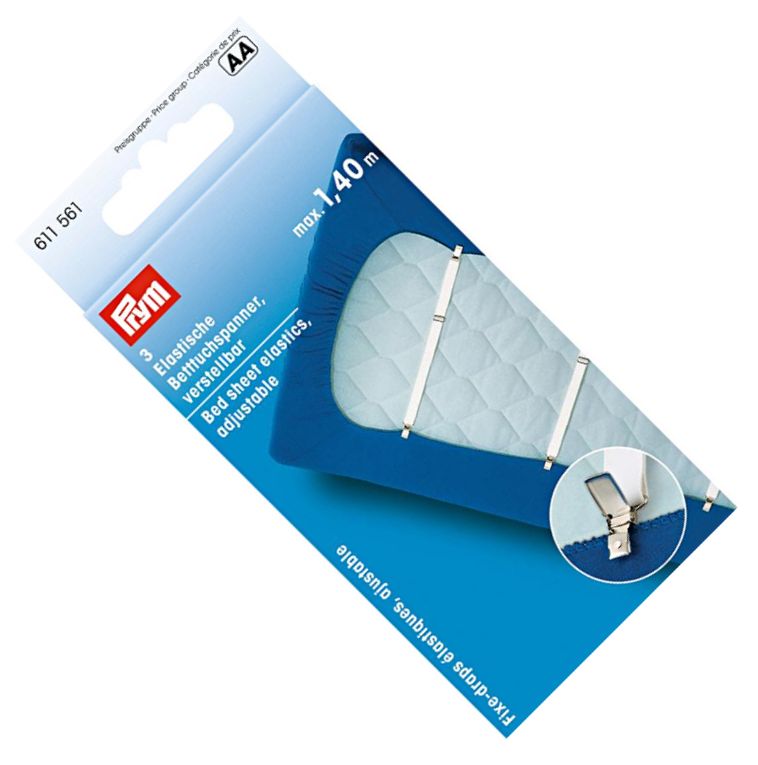 elastyczny ściągacz do prześcieradła 3szt PRYM 611561 .