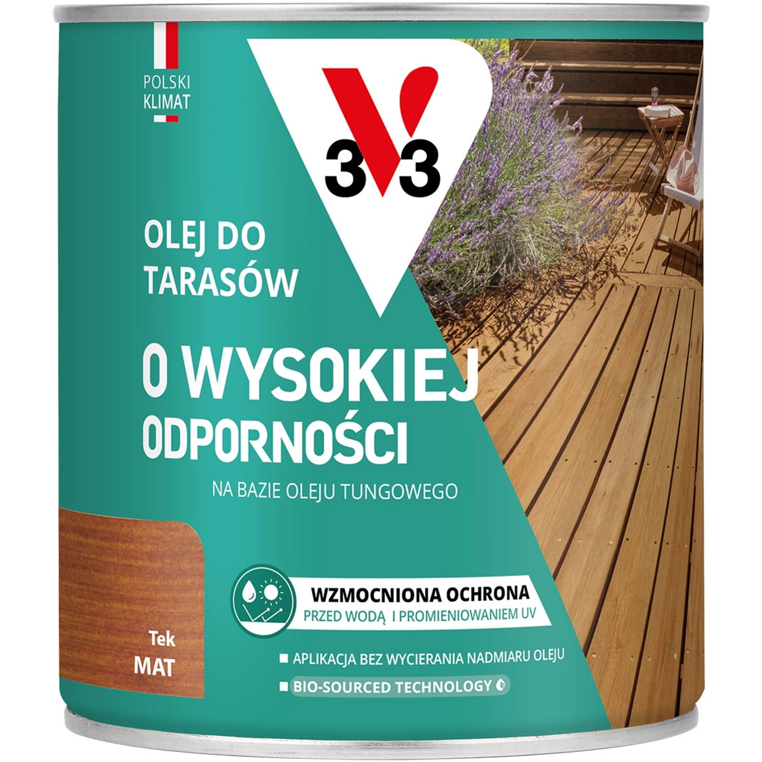 V33 Olej do tarasów tek 0,75L