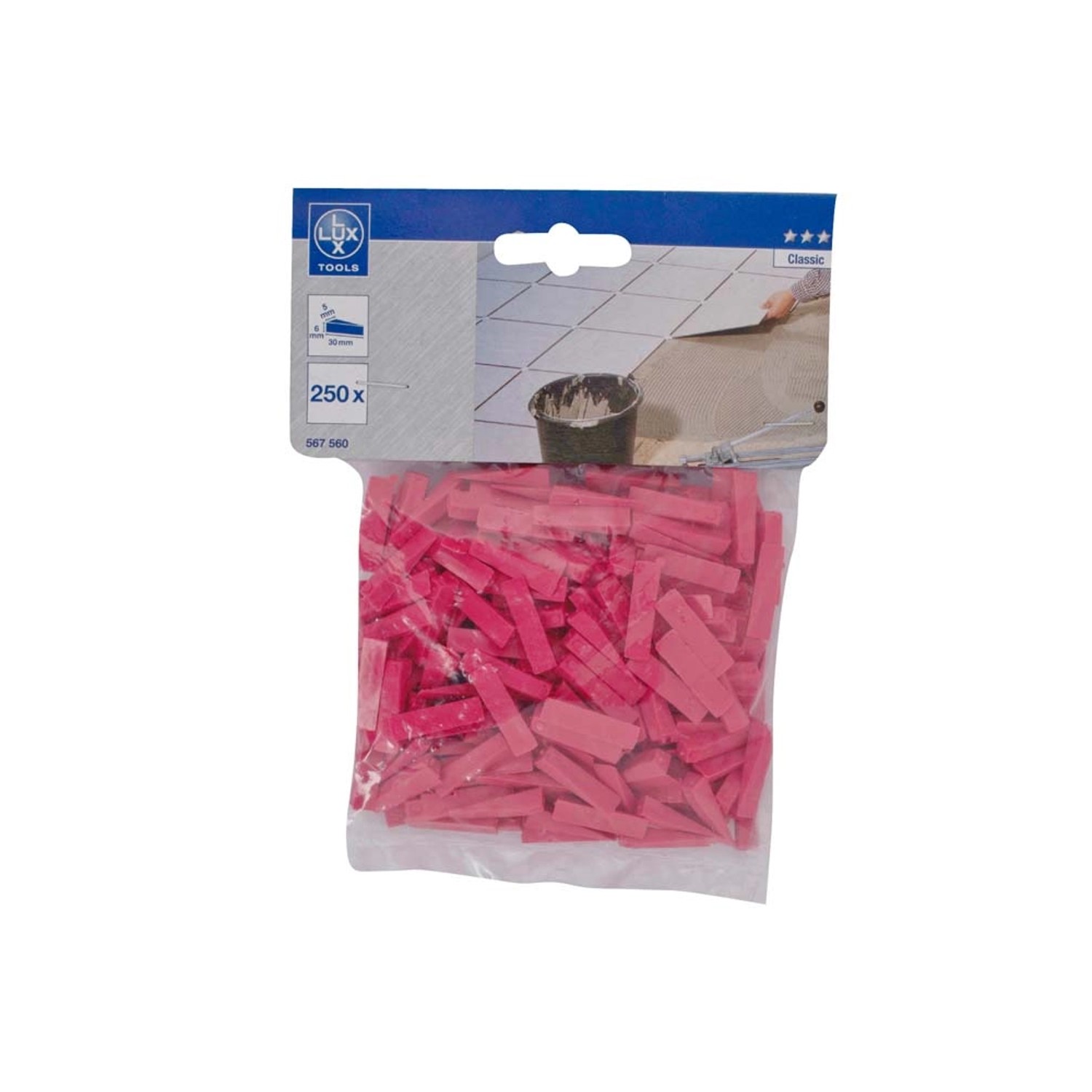 LUX Kliny glazurnicze 250 szt