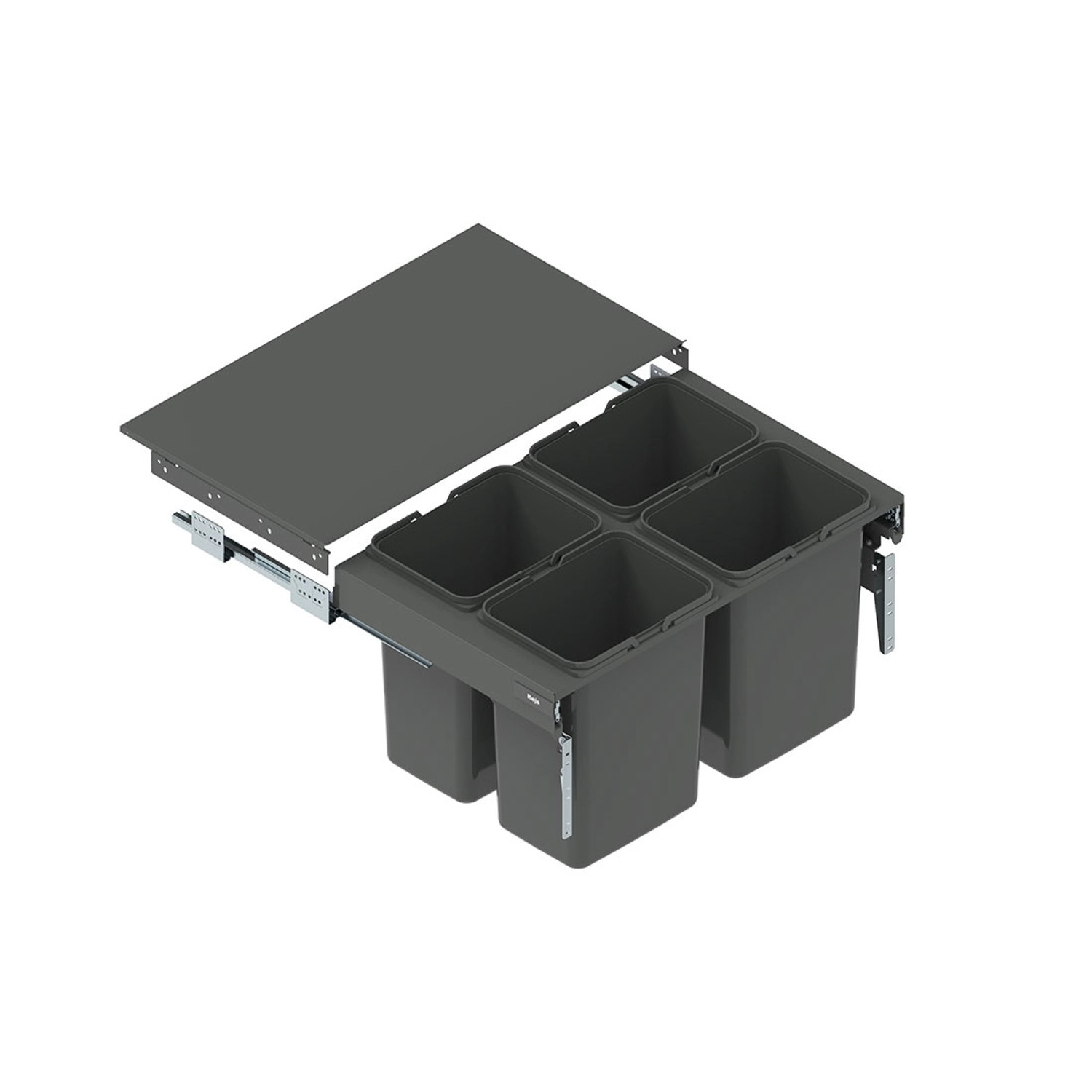 Rejs Pojemnik na odpady Segrego 80 H=42,5 L=48 cm grafit