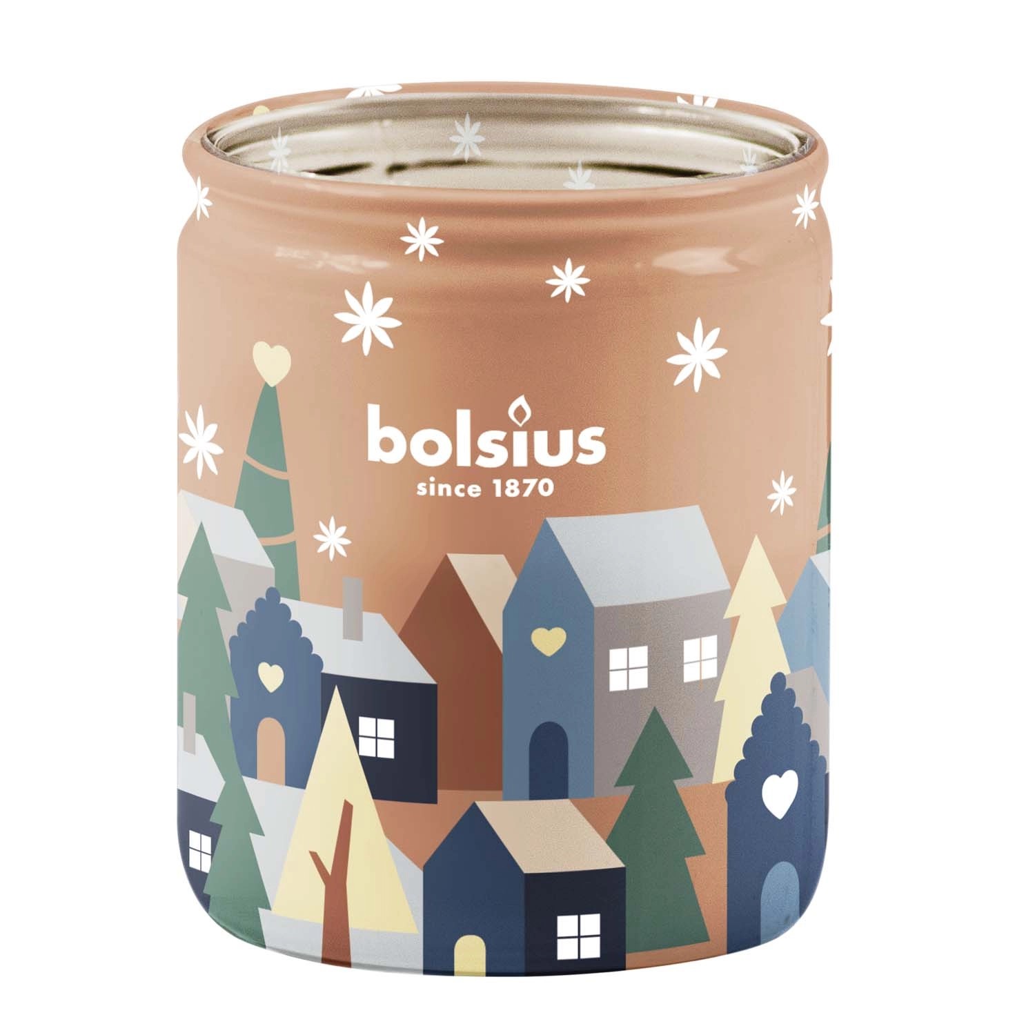 Bolsius Świeca w szkle Silent Night 8 x 6,8 cm