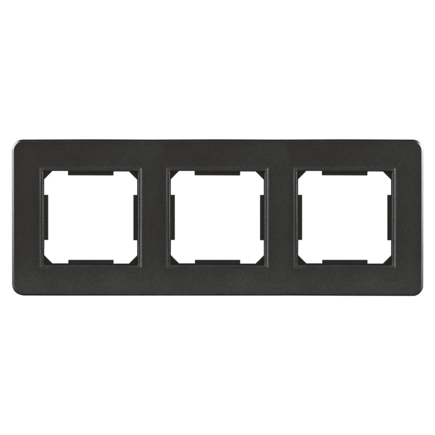Electromalt Ramka Quad 3-krotna czarna