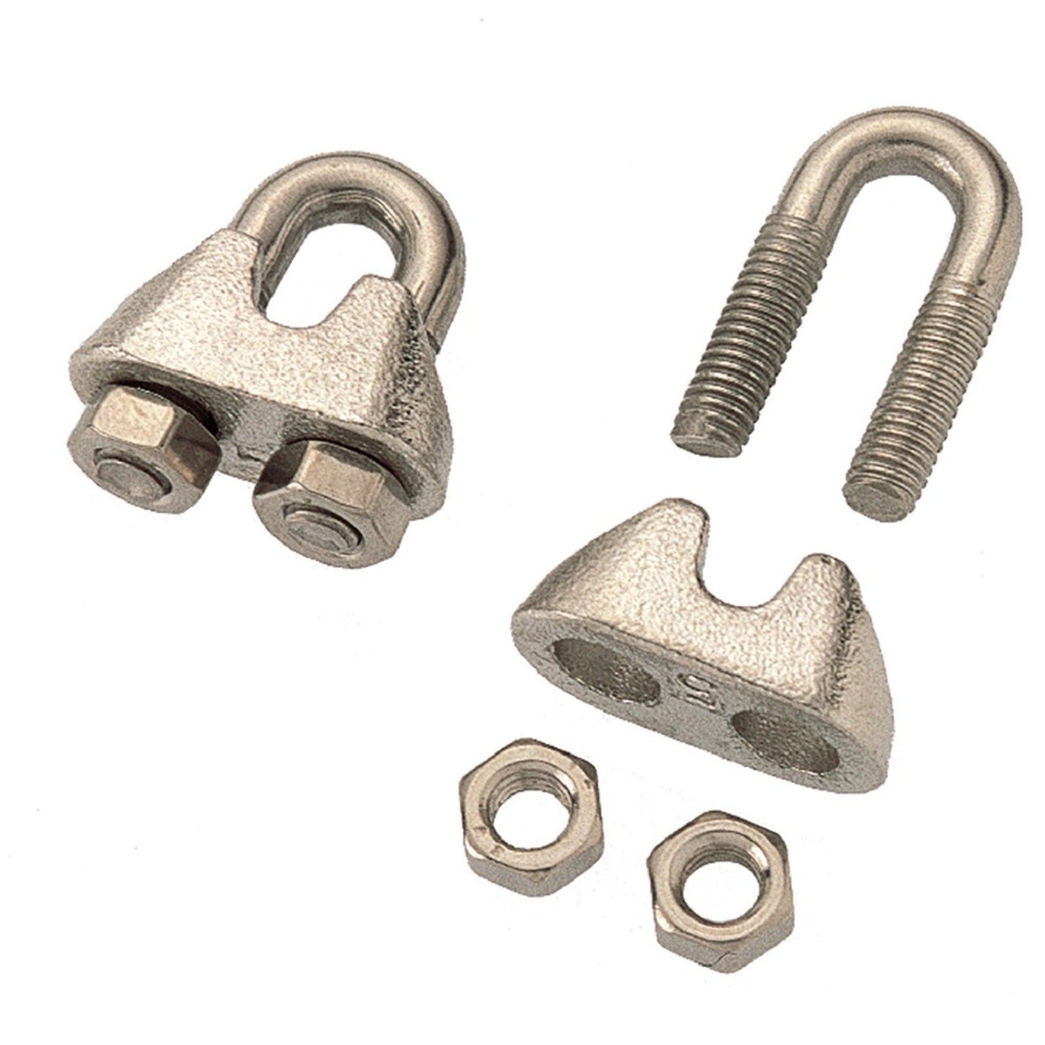 Zacisk kabłąkowy nierdzewny 4mm 2szt.